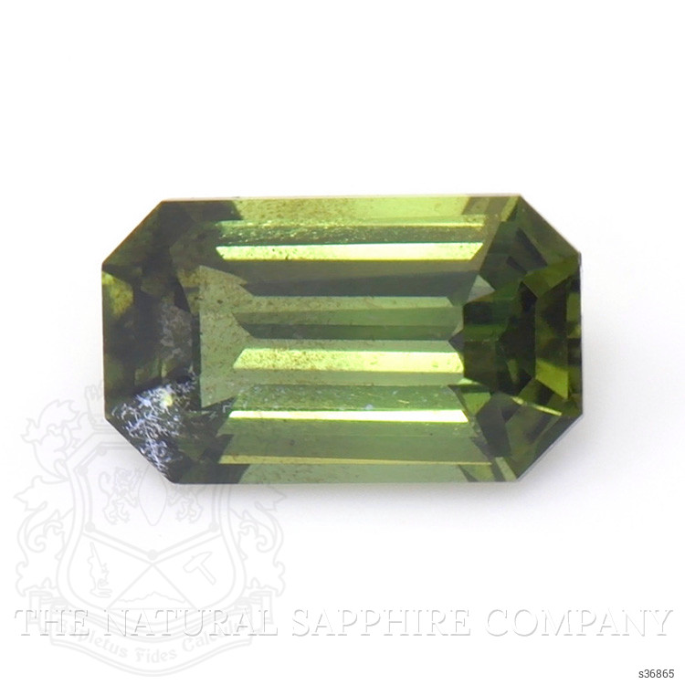 0.68 Ct. Yellowish Green Sapphire from Madagascar