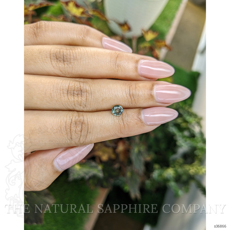 0.82 Ct. Green Sapphire from Madagascar