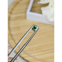 0.65 Ct. Green Sapphire from Madagascar Life Style