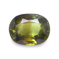 0.83 Ct. Greenish Yellow Sapphire from Madagascar Video