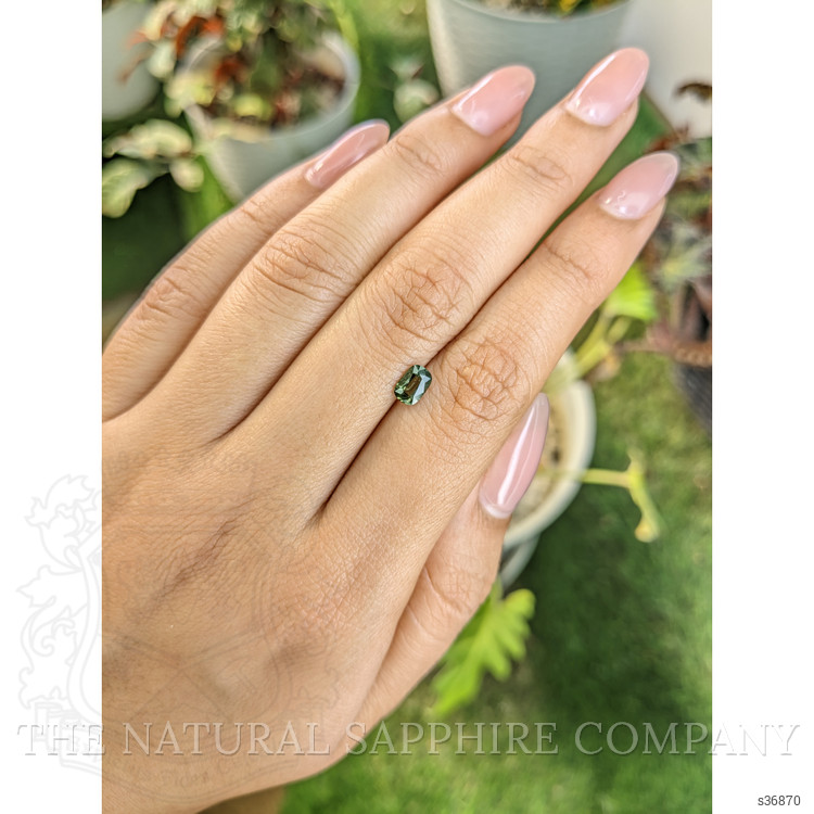 0.63 Ct. Green Sapphire from Madagascar