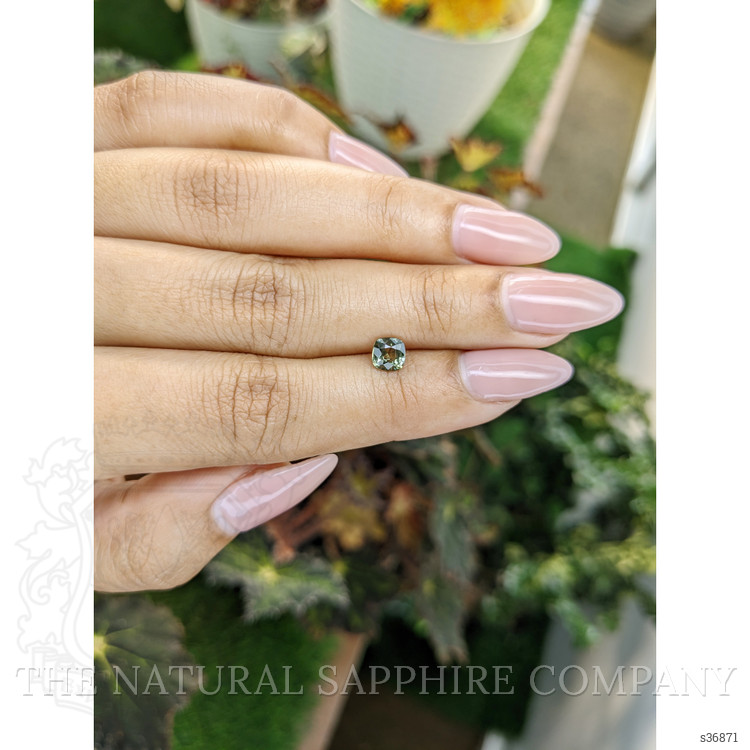 0.70 Ct. Yellowish Green Sapphire from Madagascar