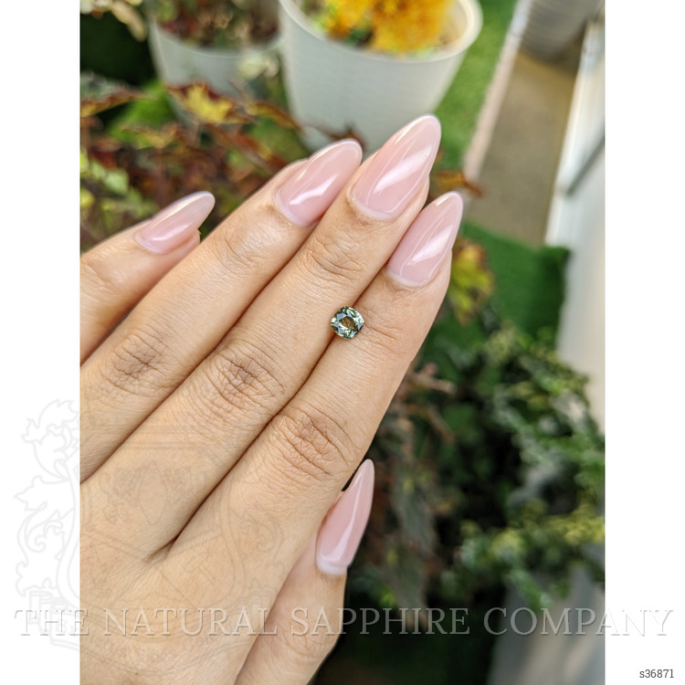 0.70 Ct. Yellowish Green Sapphire from Madagascar