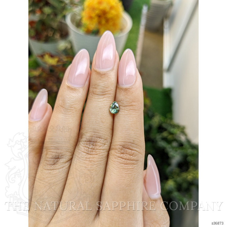0.67 Ct. Green Sapphire from Madagascar