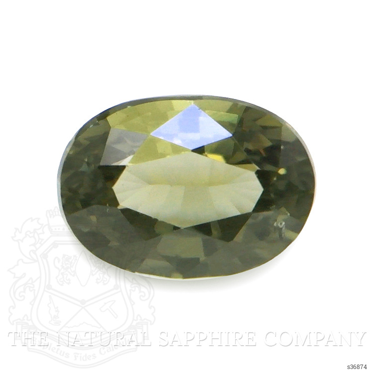 0.76 Ct. Yellowish Green Sapphire from Madagascar
