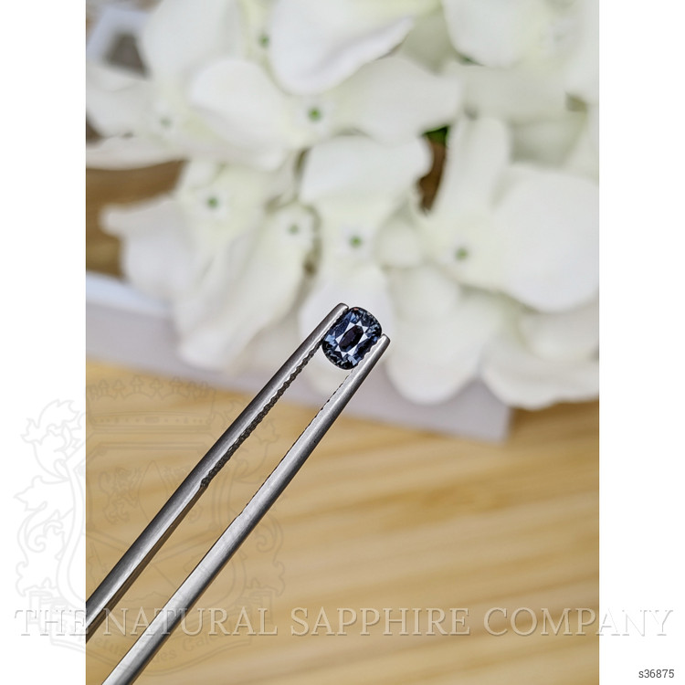 0.64 Ct. Greyish Blue Sapphire from Madagascar