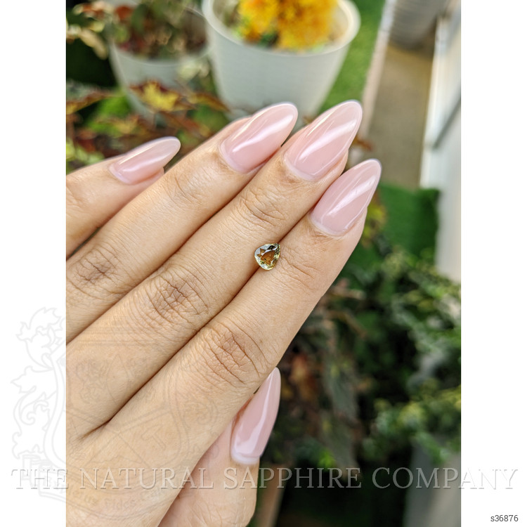 0.70 Ct. Yellowish Brown Sapphire from Madagascar