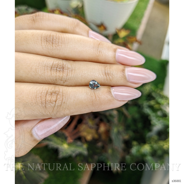 0.79 Ct. Bluish Grey Sapphire from Madagascar