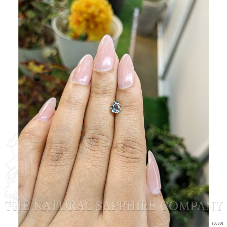 0.79 Ct. Bluish Grey Sapphire from Madagascar