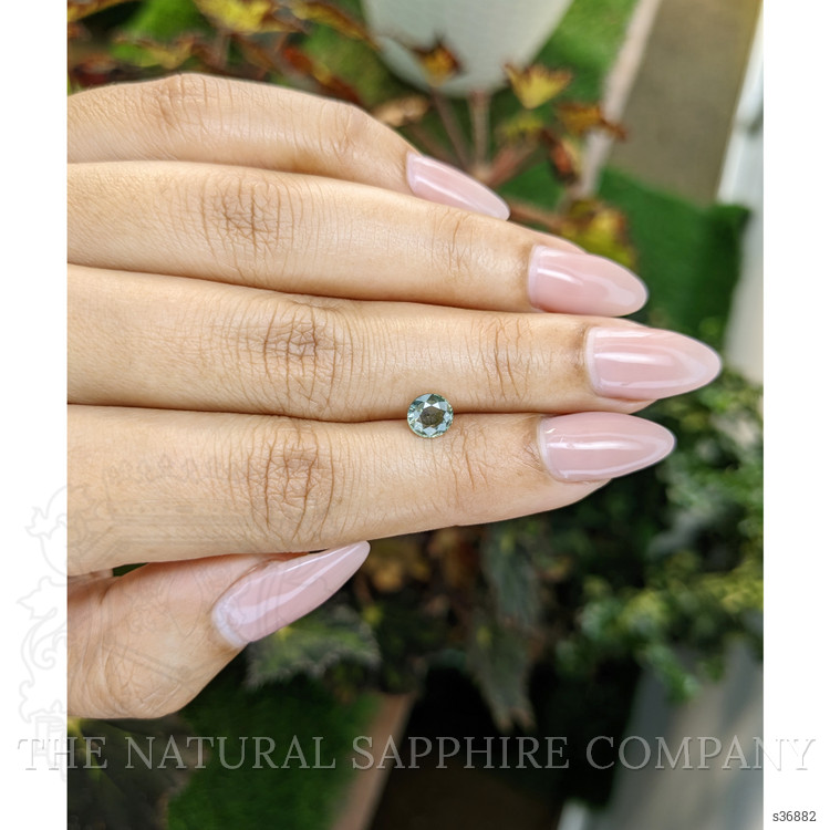 0.86 Ct. Green Sapphire from Madagascar