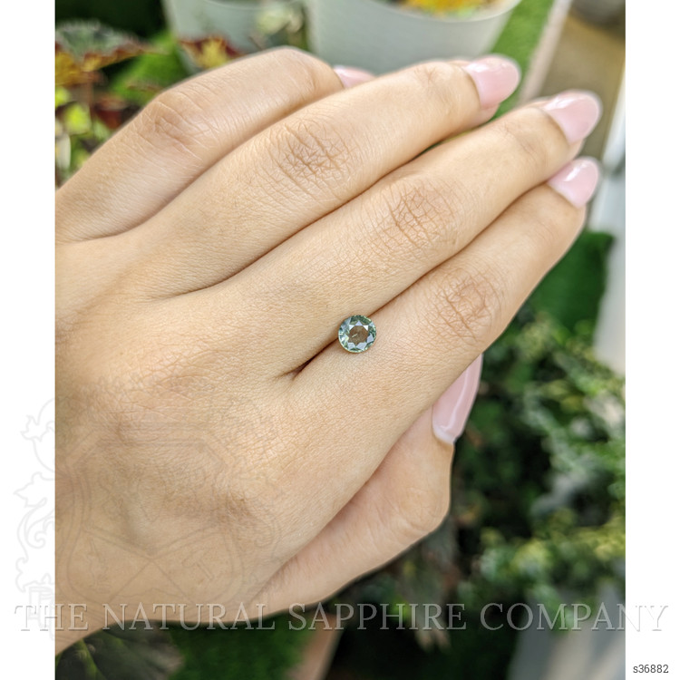 0.86 Ct. Green Sapphire from Madagascar