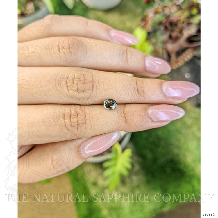 0.83 Ct. Yellowish Green Sapphire from Madagascar