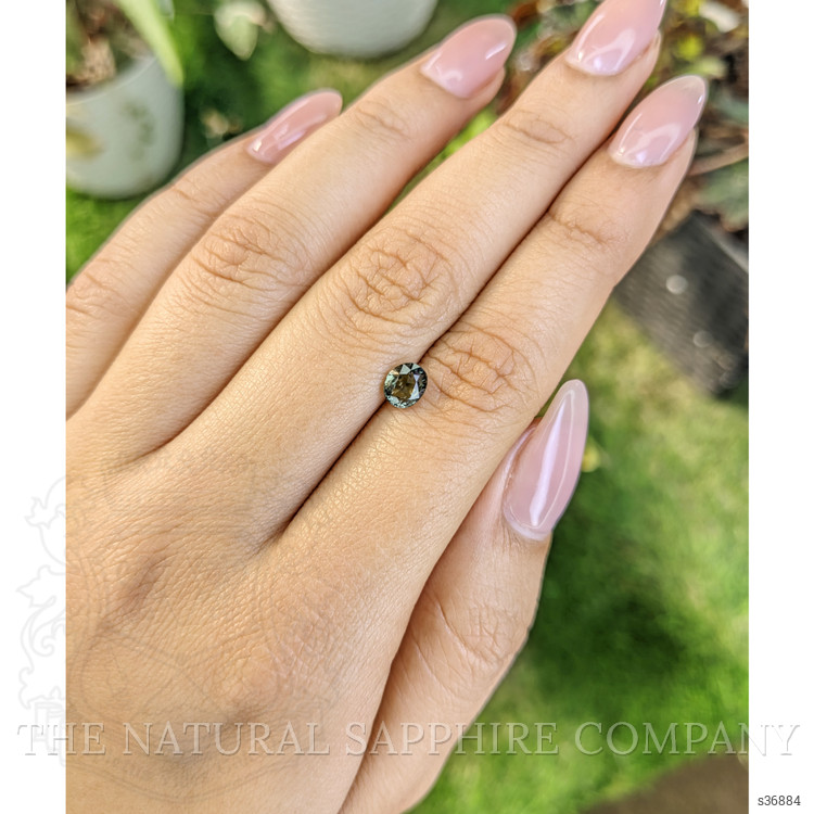 0.83 Ct. Yellowish Green Sapphire from Madagascar