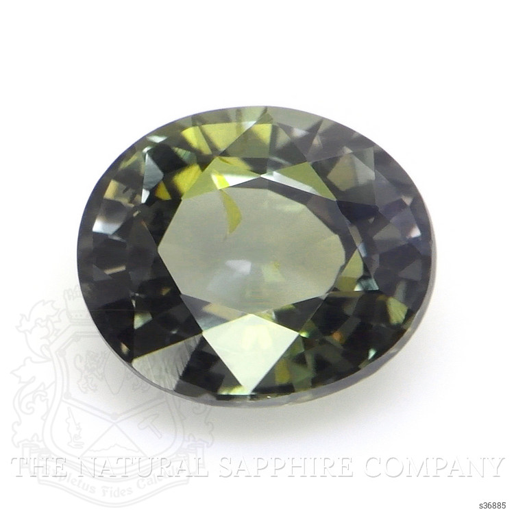 0.88 Ct. Yellowish Green Sapphire from Madagascar