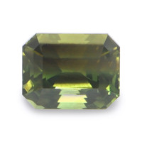 0.82 Ct. Greenish Yellow Sapphire from Madagascar Video