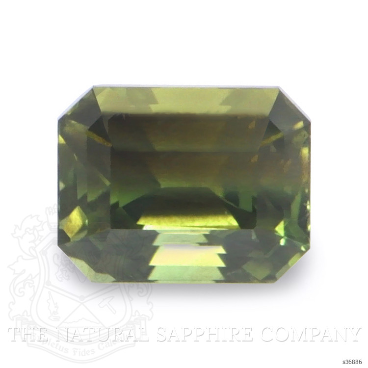 0.82 Ct. Greenish Yellow Sapphire from Madagascar