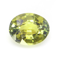 0.82 Ct. Greenish Yellow Sapphire from Madagascar Video