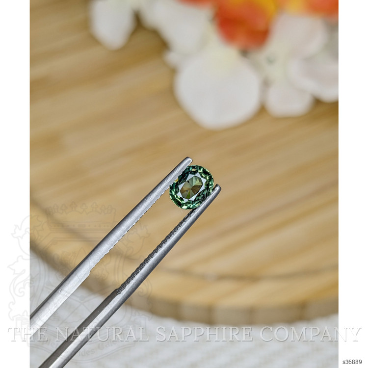 1.04 Ct. Green Sapphire from Madagascar