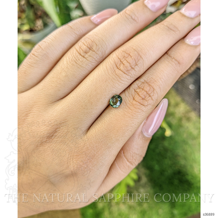 1.04 Ct. Green Sapphire from Madagascar