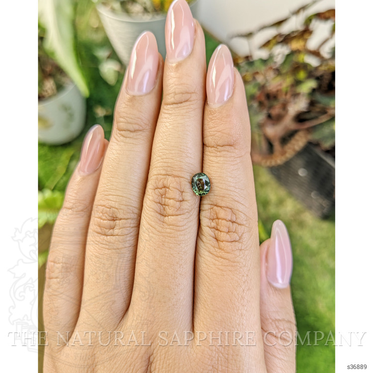 1.04 Ct. Green Sapphire from Madagascar