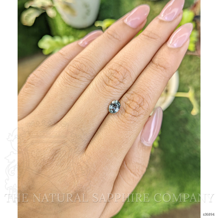 1.01 Ct. Bluish Grey Sapphire from Madagascar