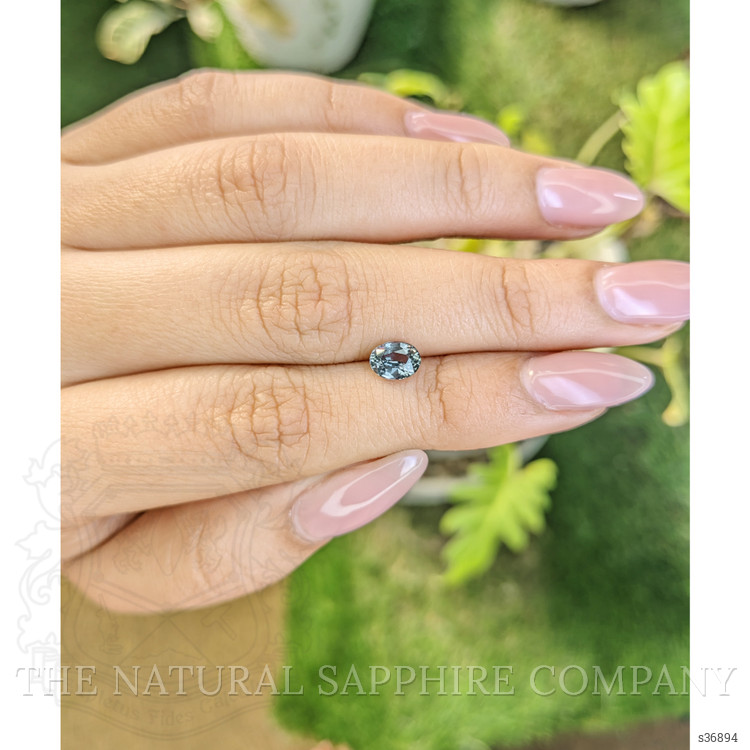 1.01 Ct. Bluish Grey Sapphire from Madagascar