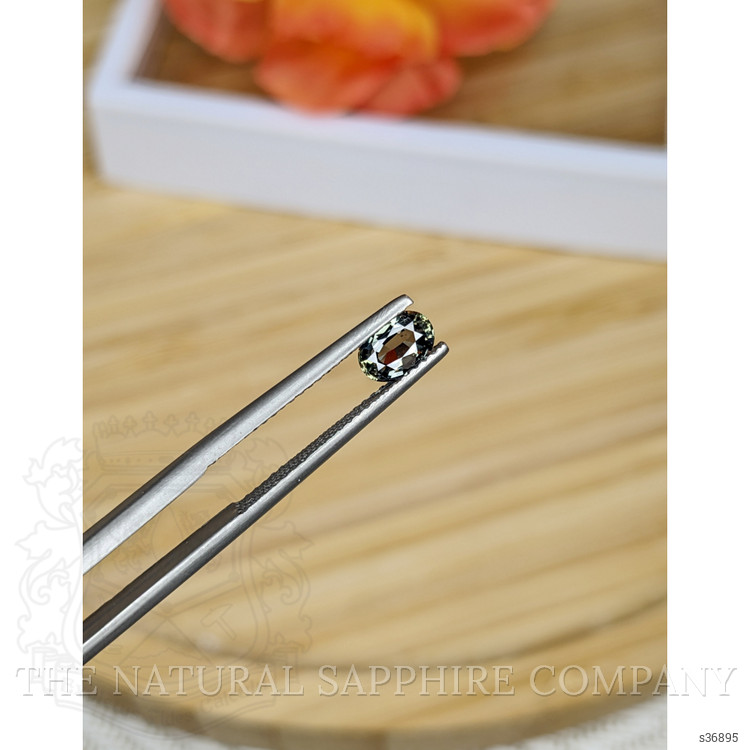 0.75 Ct. Green Sapphire from Madagascar