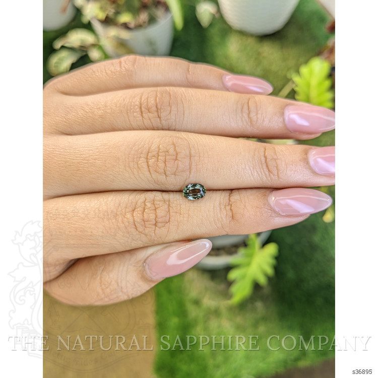 0.75 Ct. Green Sapphire from Madagascar