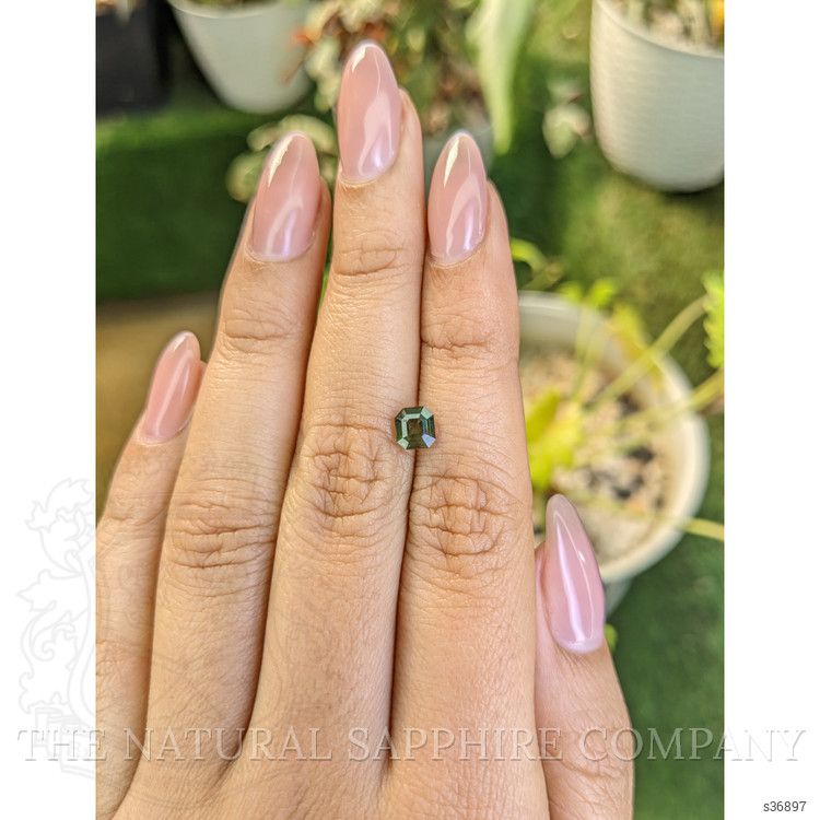 0.87 Ct. Green Sapphire from Madagascar
