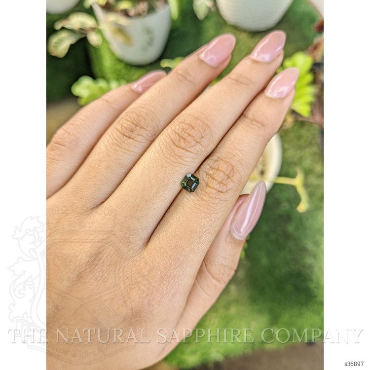 0.87 Ct. Green Sapphire from Madagascar