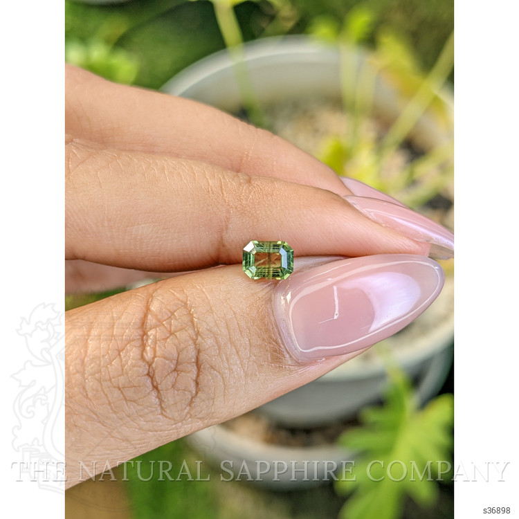 0.79 Ct. Yellowish Green Sapphire from Madagascar