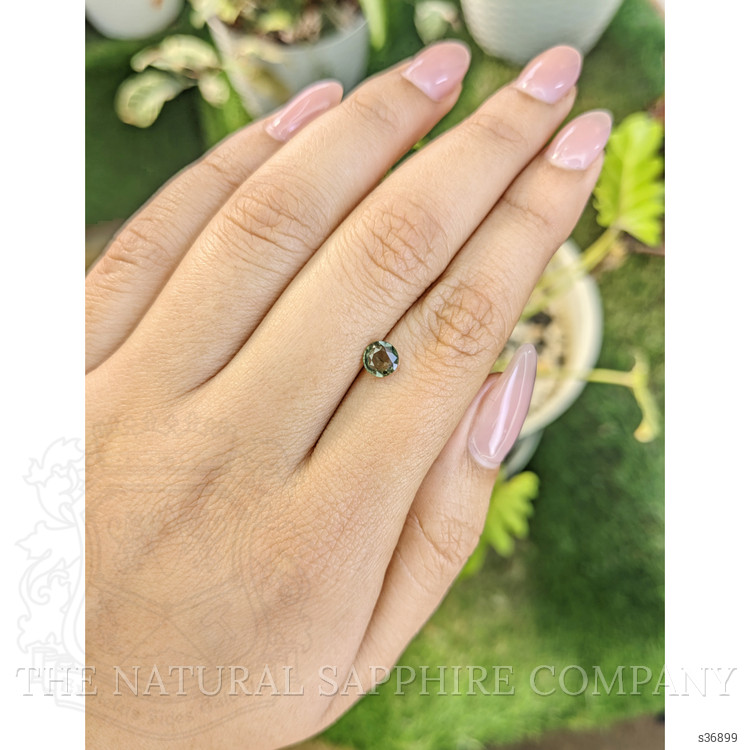 0.73 Ct. Green Sapphire from Madagascar