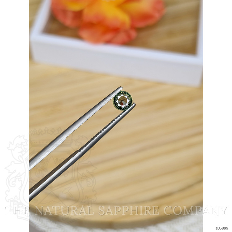 0.73 Ct. Green Sapphire from Madagascar
