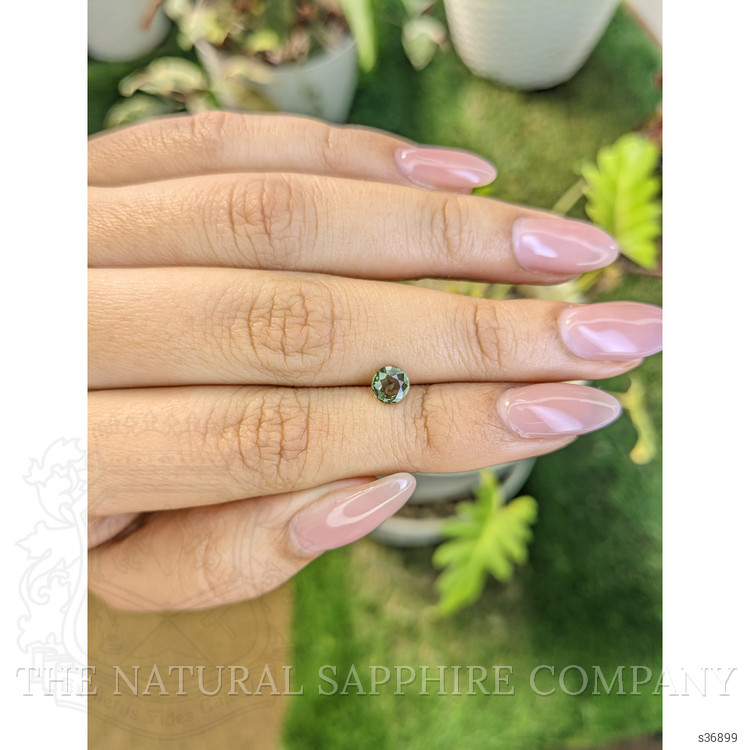 0.73 Ct. Green Sapphire from Madagascar