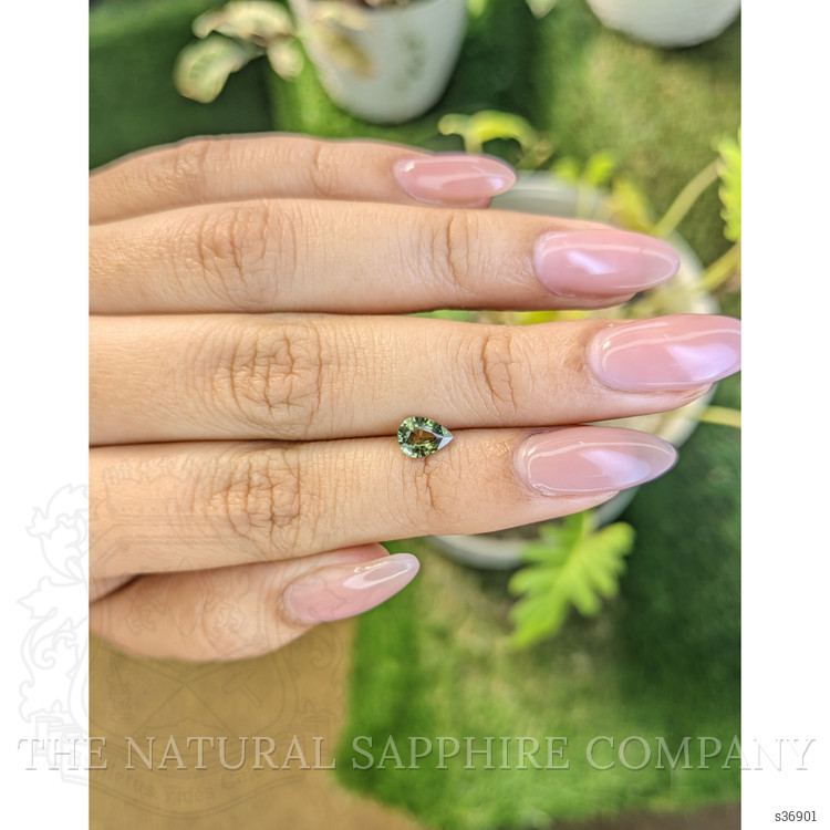 0.70 Ct. Yellowish Green Sapphire from Madagascar