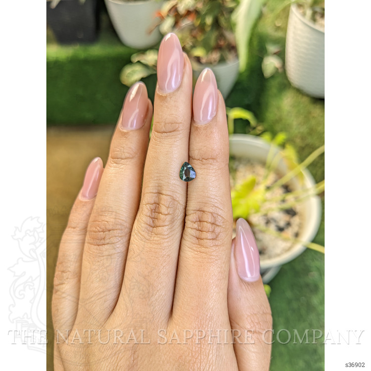 0.75 Ct. Bluish Green Sapphire from Madagascar