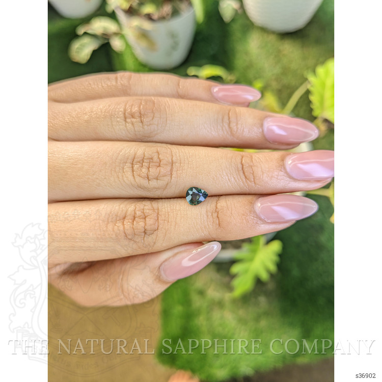 0.75 Ct. Bluish Green Sapphire from Madagascar