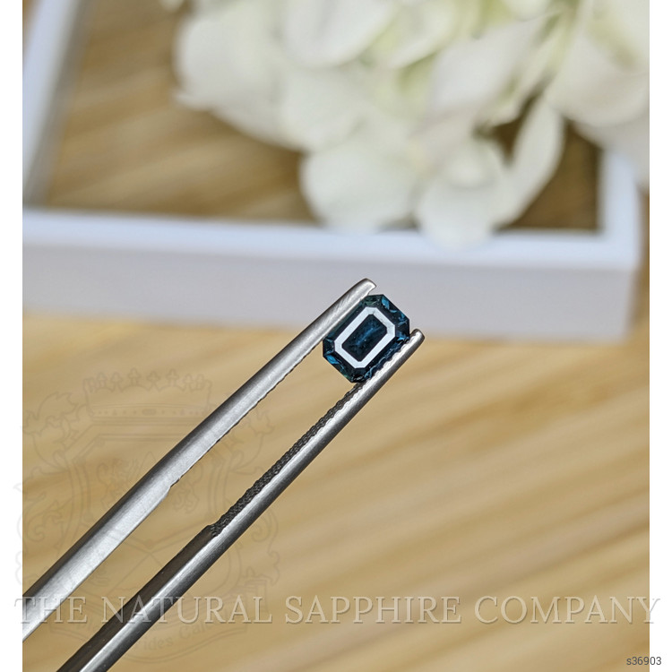 0.80 Ct. Greenish Blue Sapphire from Madagascar