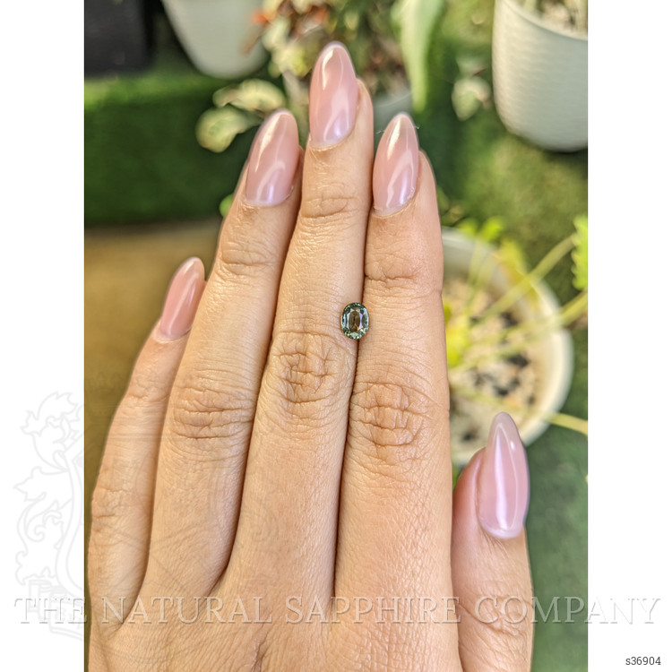 0.74 Ct. Green Sapphire from Madagascar