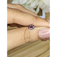 0.64 Ct. Pinkish Purple Sapphire from Madagascar Life Style