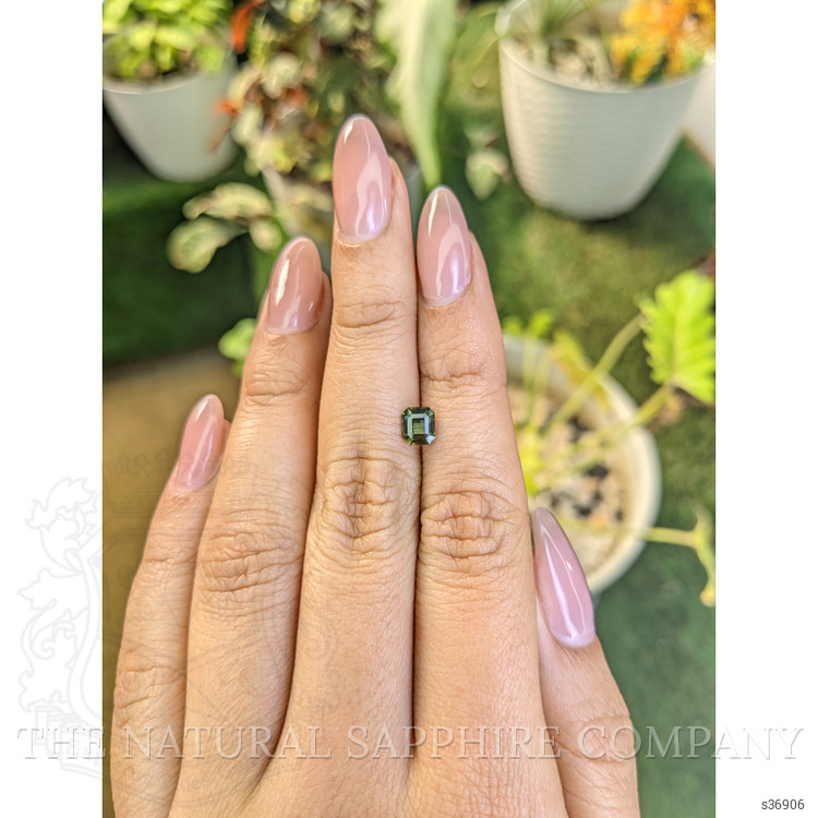 0.82 Ct. Yellowish Green Sapphire from Madagascar