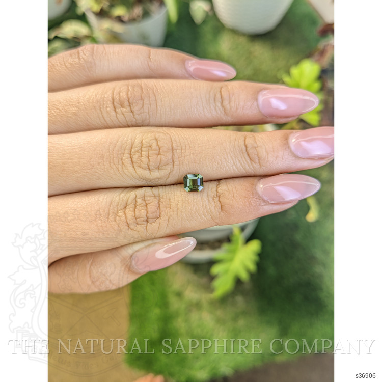 0.82 Ct. Yellowish Green Sapphire from Madagascar