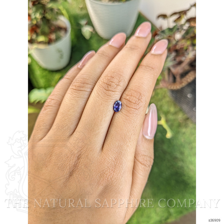 0.66 Ct. Purple Sapphire from Ceylon (Sri Lanka)
