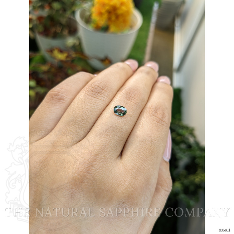 0.68 Ct. Green Sapphire from Madagascar