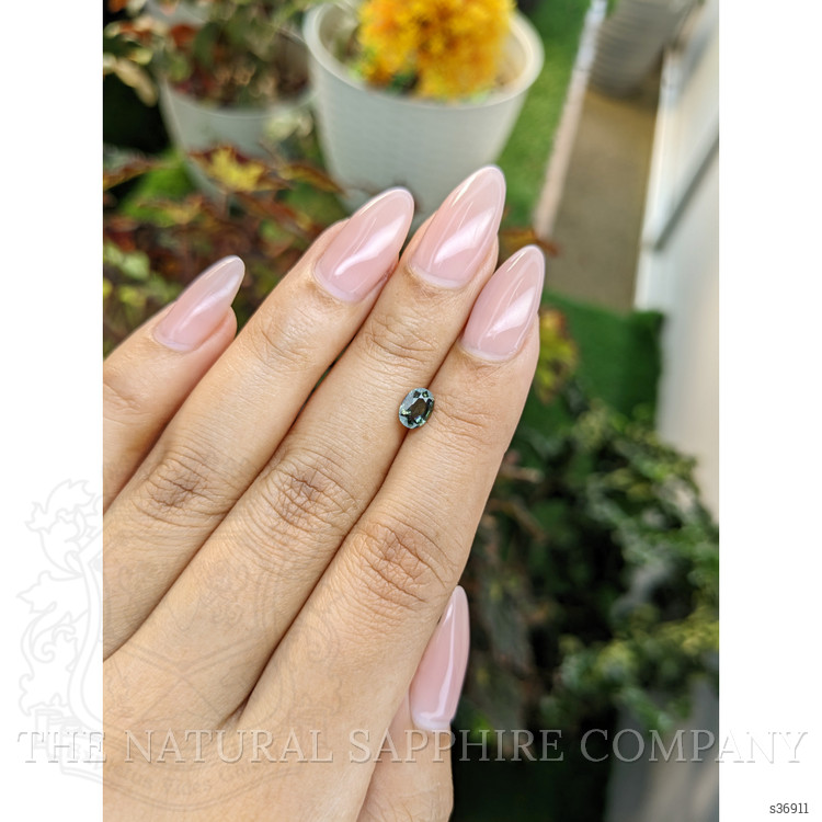 0.68 Ct. Green Sapphire from Madagascar