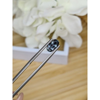 1.48 Ct. Greyish Blue Sapphire from Madagascar Life Style
