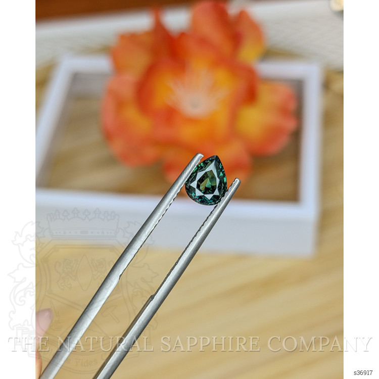 1.18 Ct. Bluish Green Sapphire from Madagascar