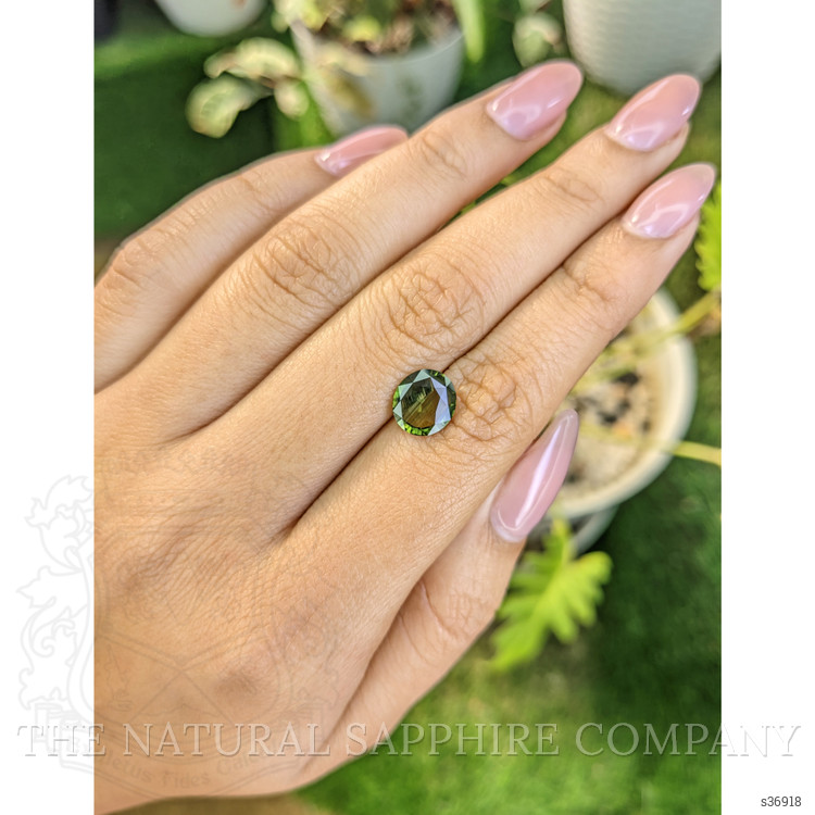 2.22 Ct. Yellowish Green Sapphire from Madagascar