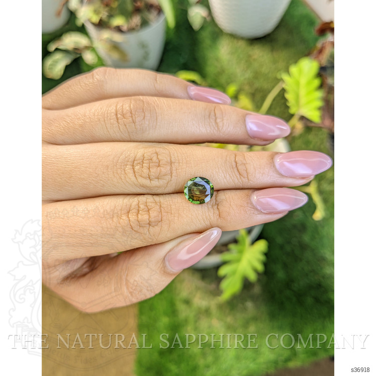 2.22 Ct. Yellowish Green Sapphire from Madagascar