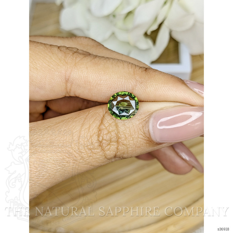 2.22 Ct. Yellowish Green Sapphire from Madagascar